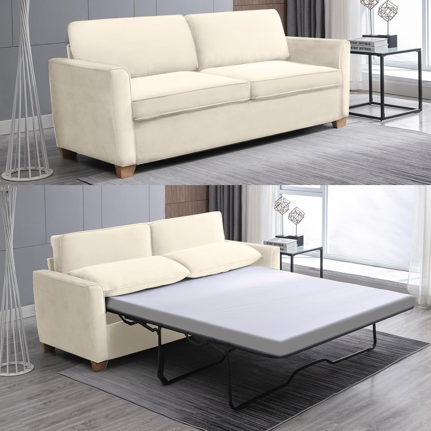 Puremind 2in1 Pull Out Couch Bed,Sleeper Sofa Couch with Pullout Bed