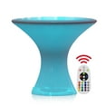 thumbnail image 1 of Puremind Hexagonal Shape LED Light Up Bar Table, 16 Color Changing with Remote Control, Rechargeable Dimmable Pub Table Furniture for Club Party Cocktail, 1 of 8