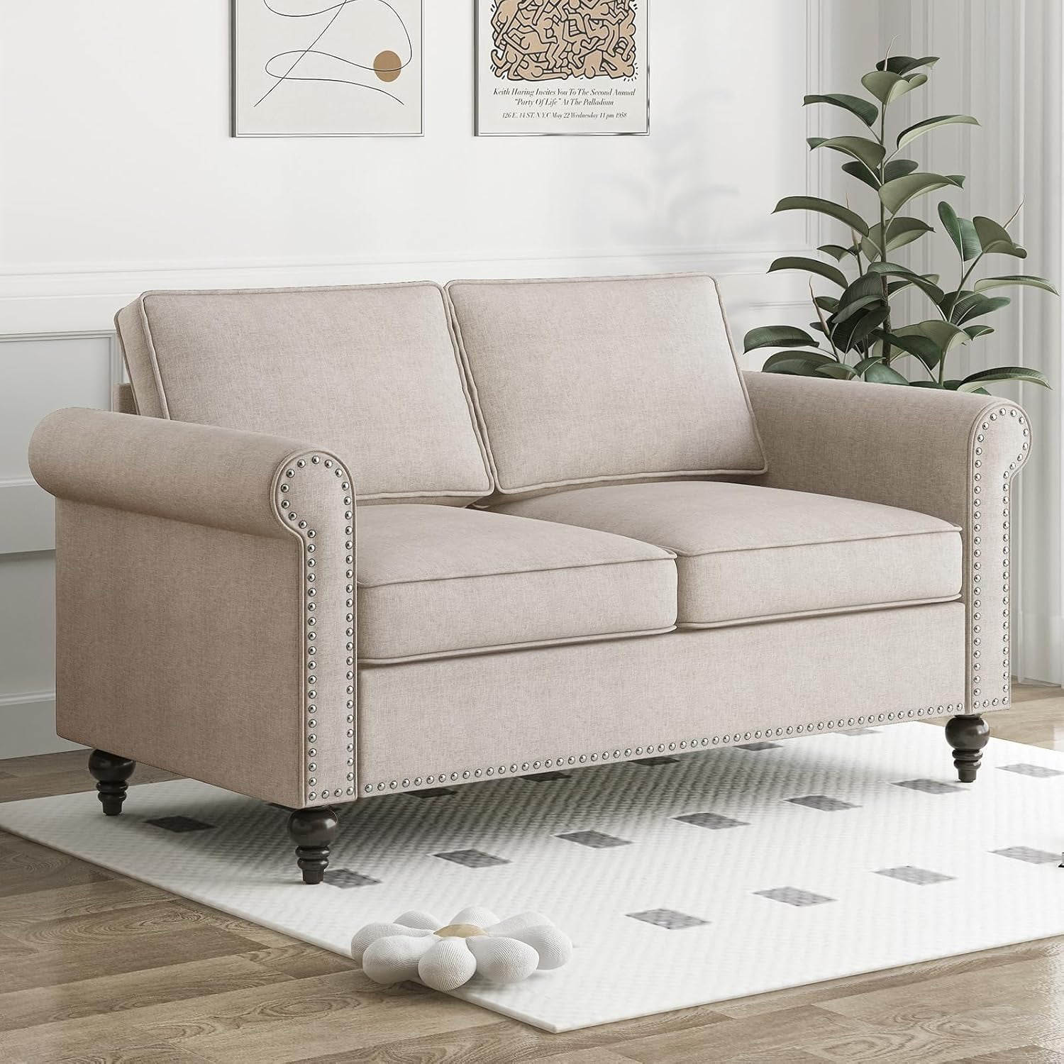 Puremind Loveseat Couch, 53