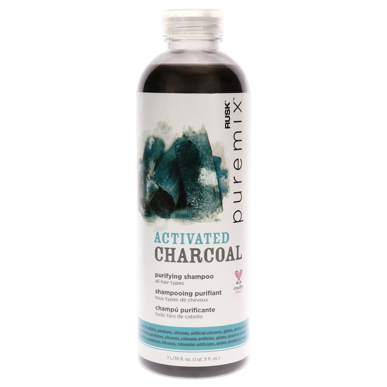 RUSK PUREMIX Activated Charcoal Purifying Shampoo (12oz) RUSK PUREMIX Activated Charcoal Purifying Shampoo (12oz)