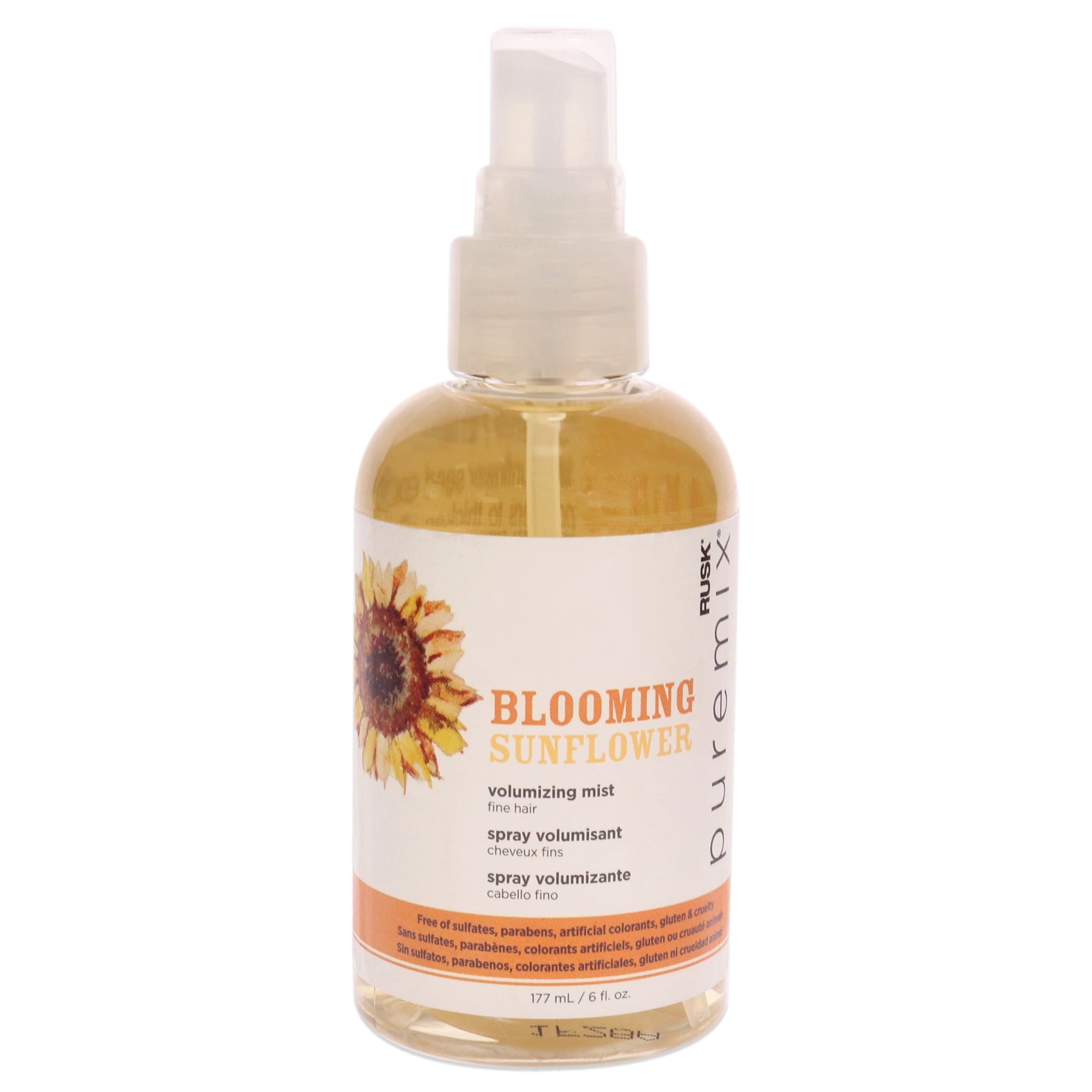 Rusk Puremix Volumizing Mist, Sunflower Seed Extract, Fine Hair