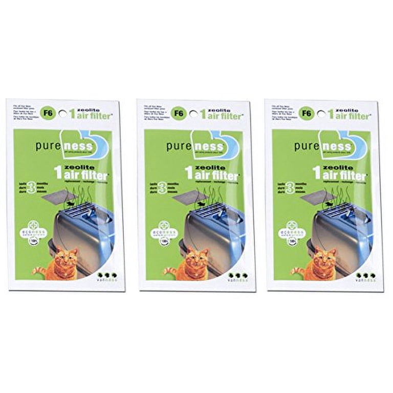 Pureness F6 Zeolite Air Filter (3-Pack) - Walmart.com Pureness F6 Zeolite Air Filter (3-Pack) - Walmart.com
