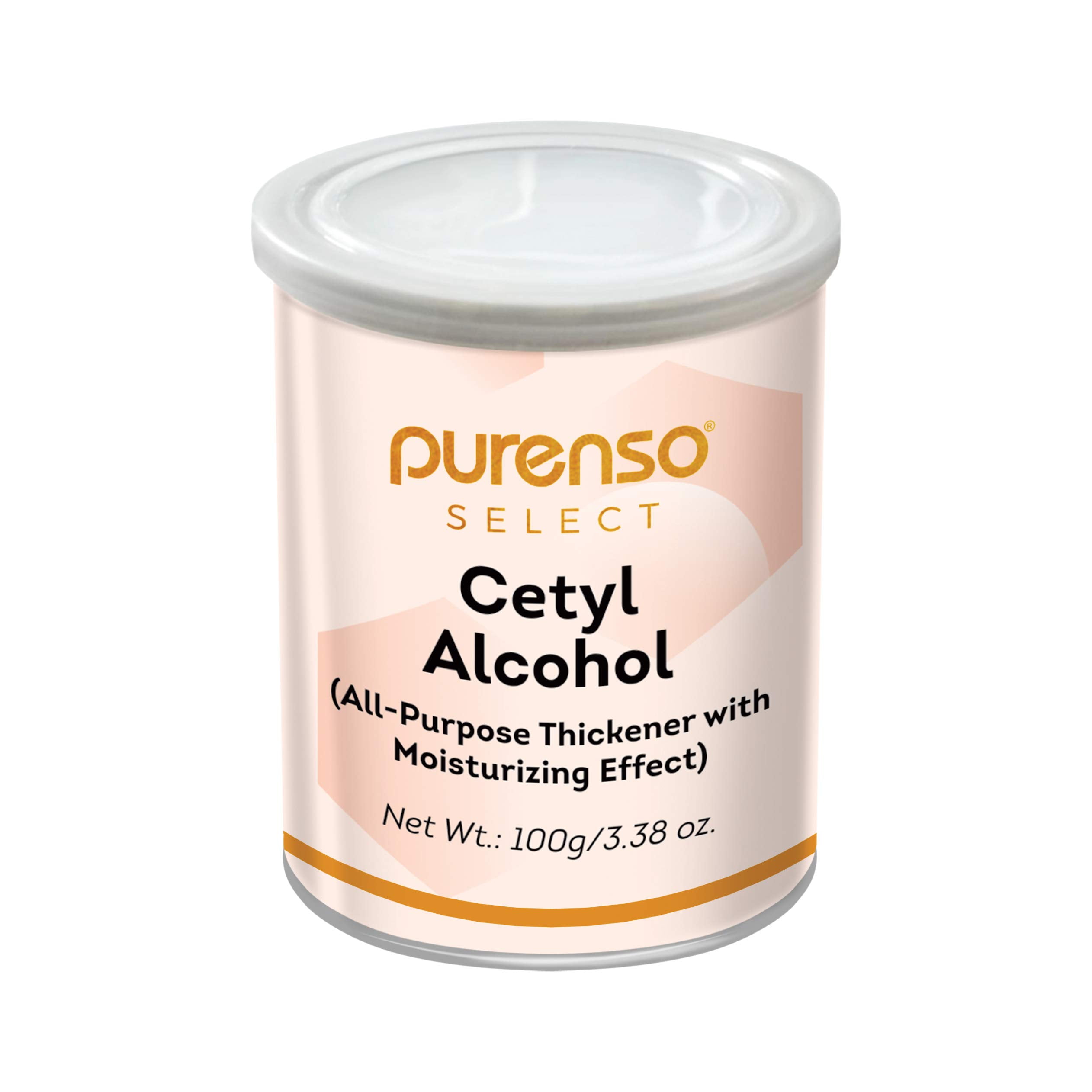 Purenso Select Cetyl Alcohol, 100g Emulsifiers and Thickeners