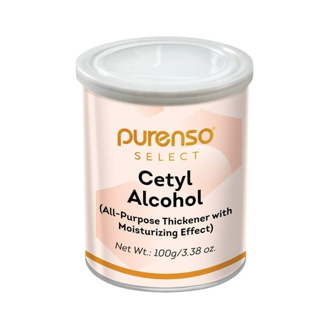 Purenso Select Cetyl Alcohol, 100g Emulsifiers and Thickeners