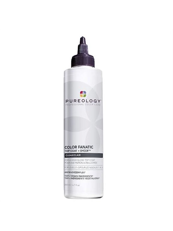 Color Fanatic Top Coat + Tone, High-Gloss Hair Toner | Hair Glaze for Color-Treated Hair | For Brown and Dark Hair | 6.7 Fl Oz
