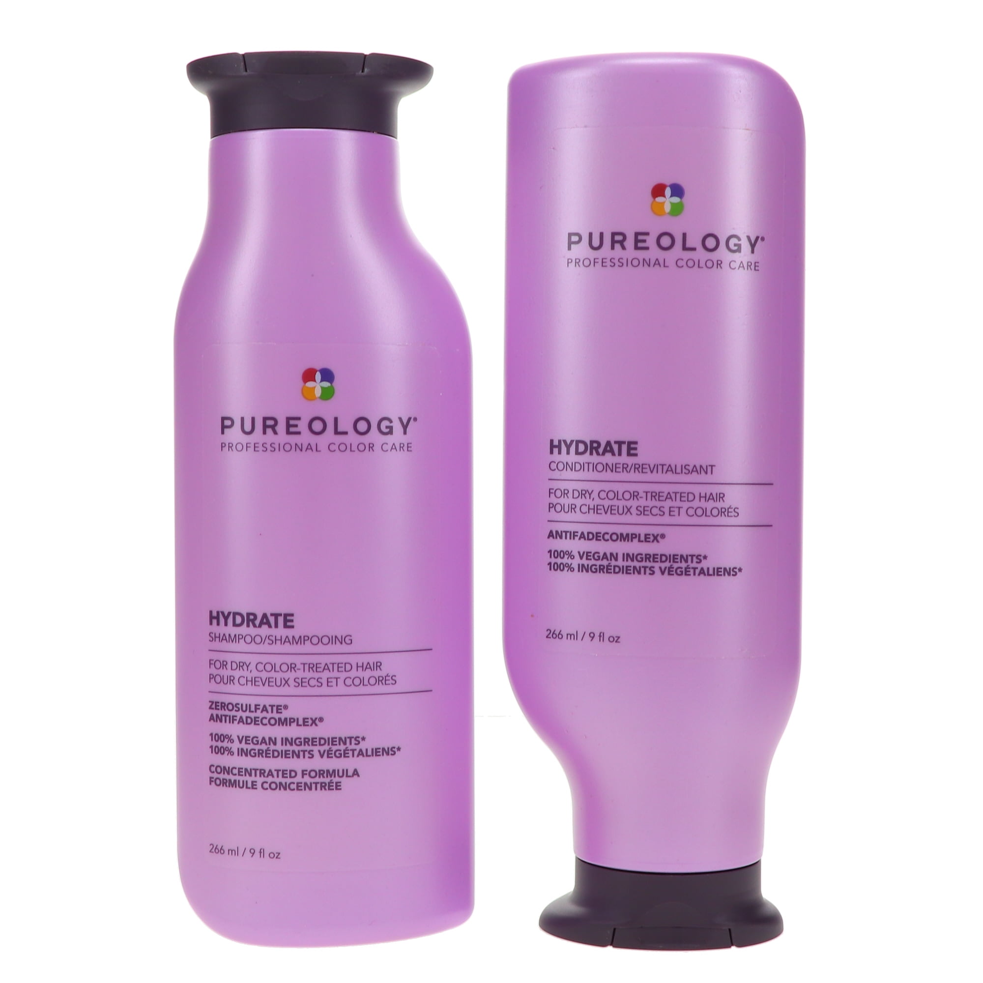 værtinde Aske besøgende Pureology Hydrate Shampoo 9 oz & Hydrate Conditioner 9 oz Combo Pack -  Walmart.com