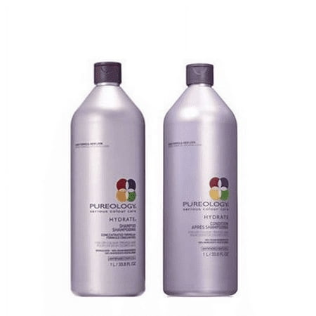 Pureology Hydrate Shampoo & Conditioner w/ AntiFade Complex Duo, 33.8 Oz