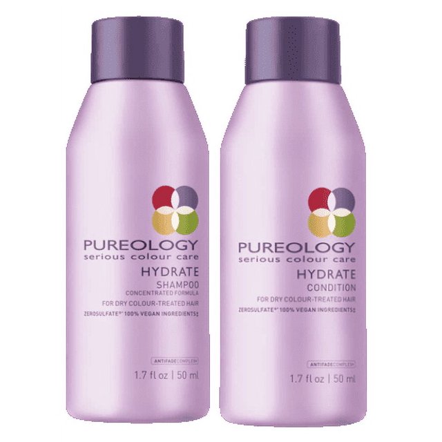 Pureology Hydrate Shampoo and Conditioner Travel Set 1.7 oz each