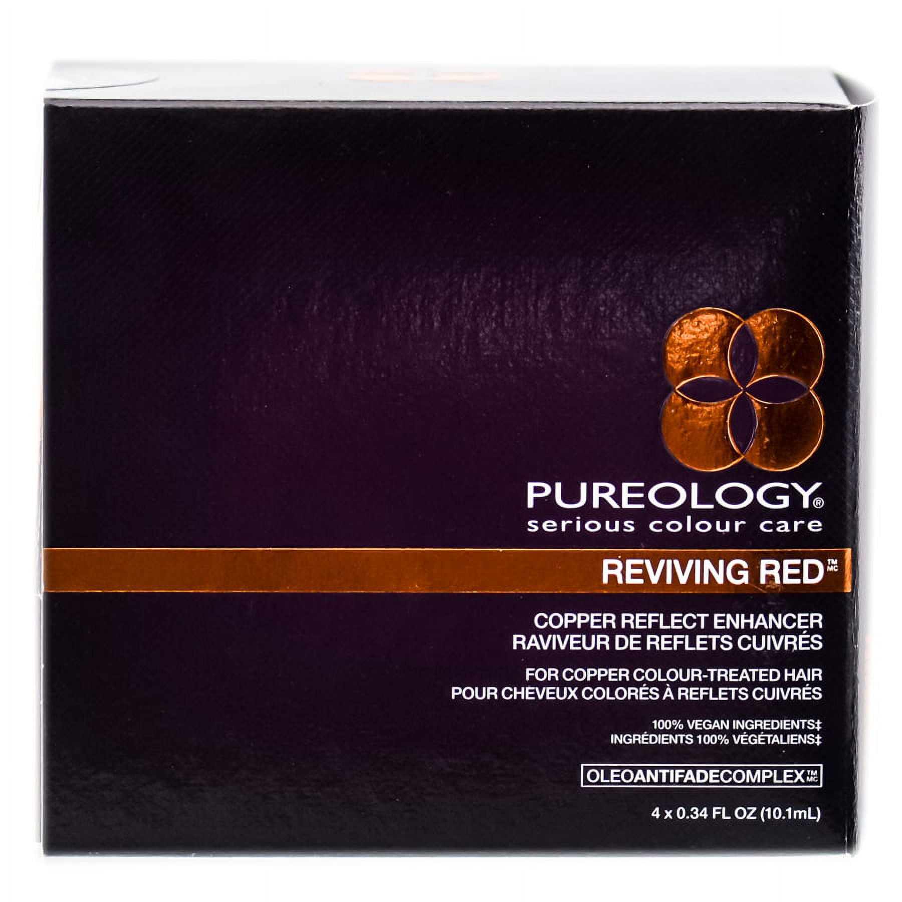 Pureology Reviving Red Reflect Enhancer (Size : 4 X 0.34 oz - Copper ...