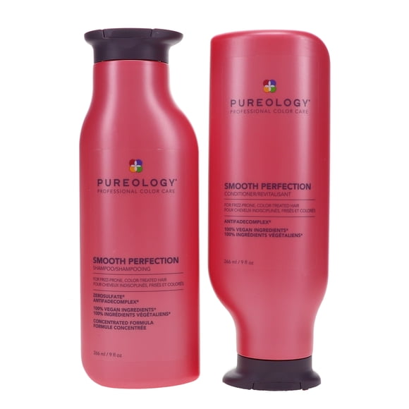 Pureology Smooth Perfection Shampoo 9 oz & Conditioner 9 oz Combo Pack