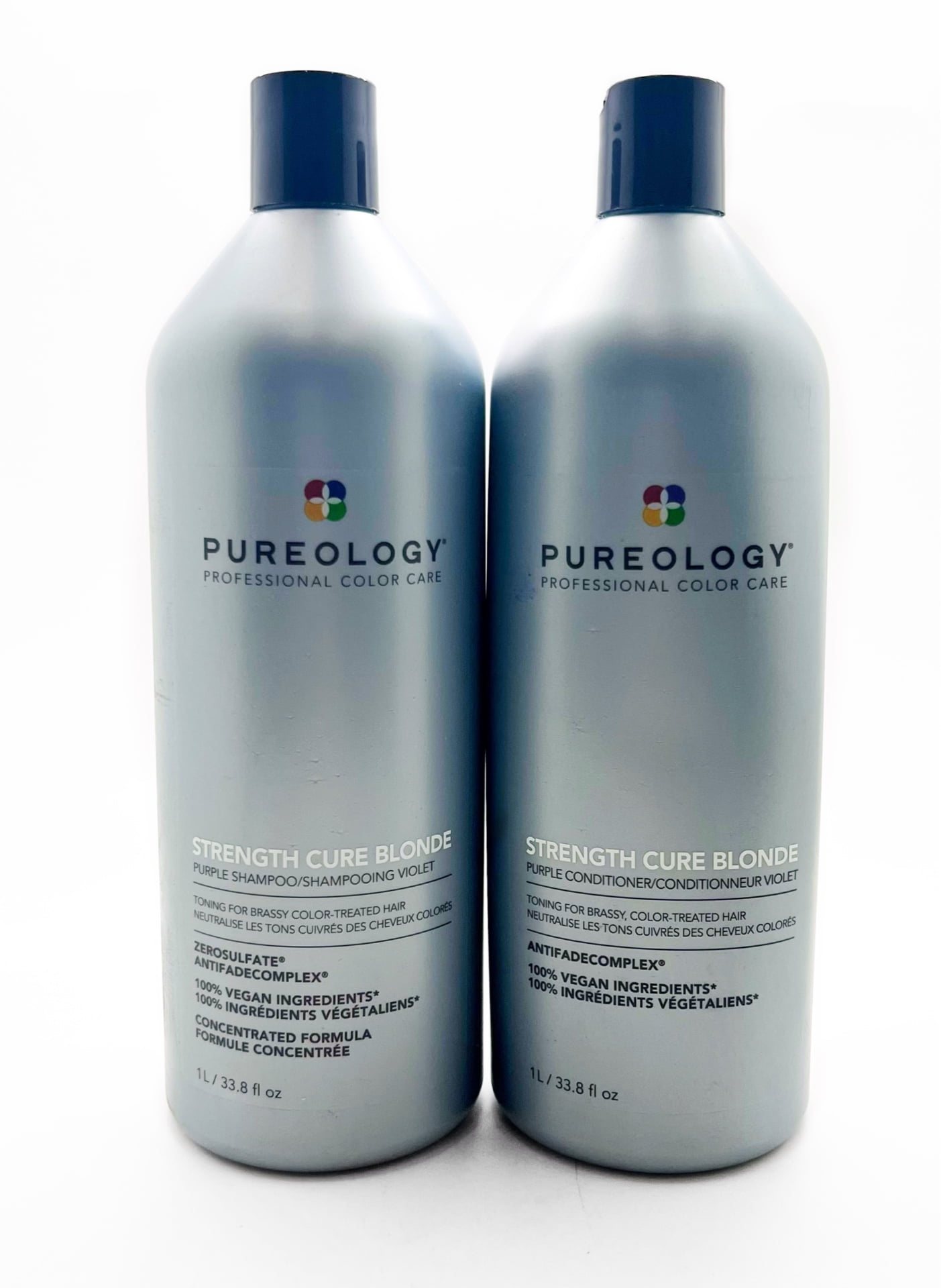 Pureology Strength Cure Best Blonde Purple Shampoo & Conditioner 33.8 oz Duo