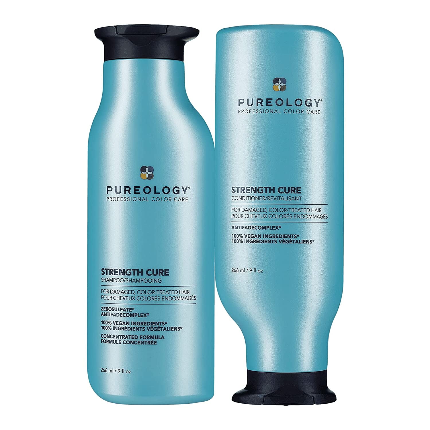 Pureology Strength Cure Shampoo 9 Fl Oz and Conditioner 9 Fl Oz For