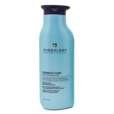 Pureology Strength Cure Zero Lather Strengthening & Split End Repair Adult Daily Shampoo with Warm Honey 9 oz 1 Piece Single Piece (1 Pack)