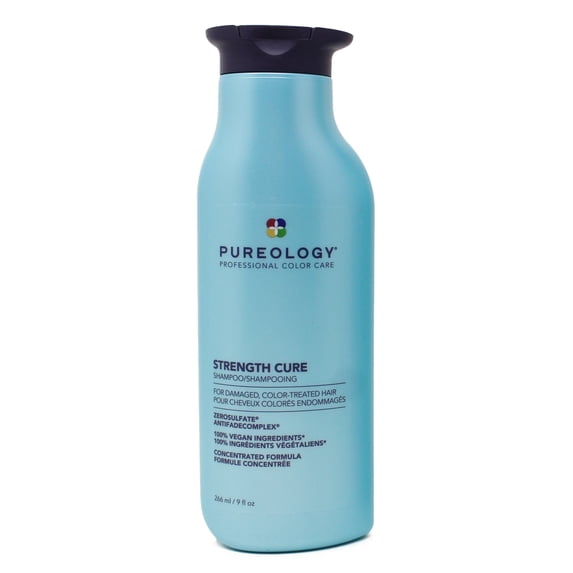Pureology Strength Cure Zero Lather Strengthening & Split End Repair Adult Daily Shampoo with Warm Honey 9 oz 1 Piece Single Piece (1 Pack)