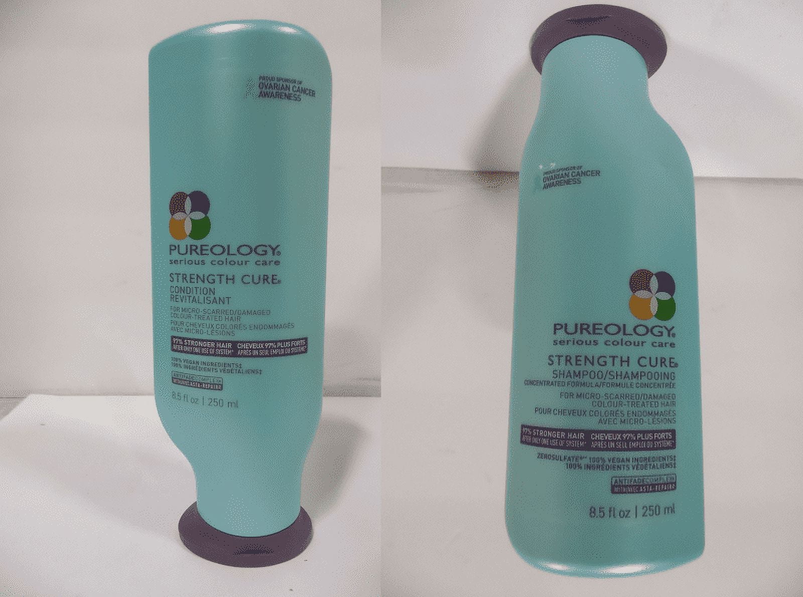 Pureology Strength Cure Strengthening & Split End Repair Shampoo Plus Conditioner Set 2 Piece
