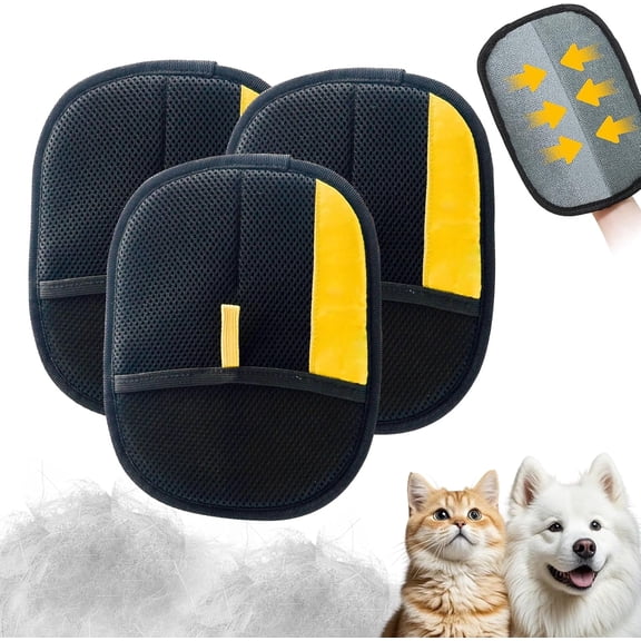 Purepath Hair Removal Glove, Electrostatic Pet Hair Removal Gloves, Pure Path Hair Remover Glove for Pet, Reusable Dog Cat Hairs Remover Mitt for Bed Sheets Couch Clothes Carpet Car Seat