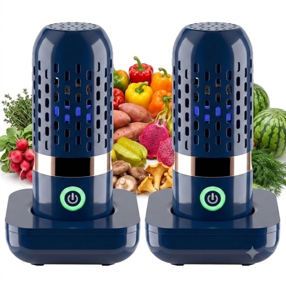 Purepod for Cleaning Produce, Purepod Fruit Cleaner, Water Molecule Decomposition Technology with One-Touch Wireless Operation, Portable Capsule Design, Ideal for Fruits and Vegetables
