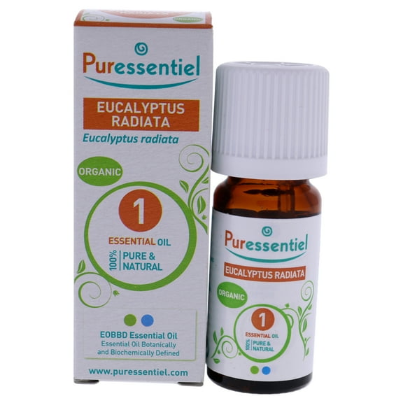 Puressentiel Organic Essential Oil - Eucalyptus Radie, Aromatherapy, 0.3 oz