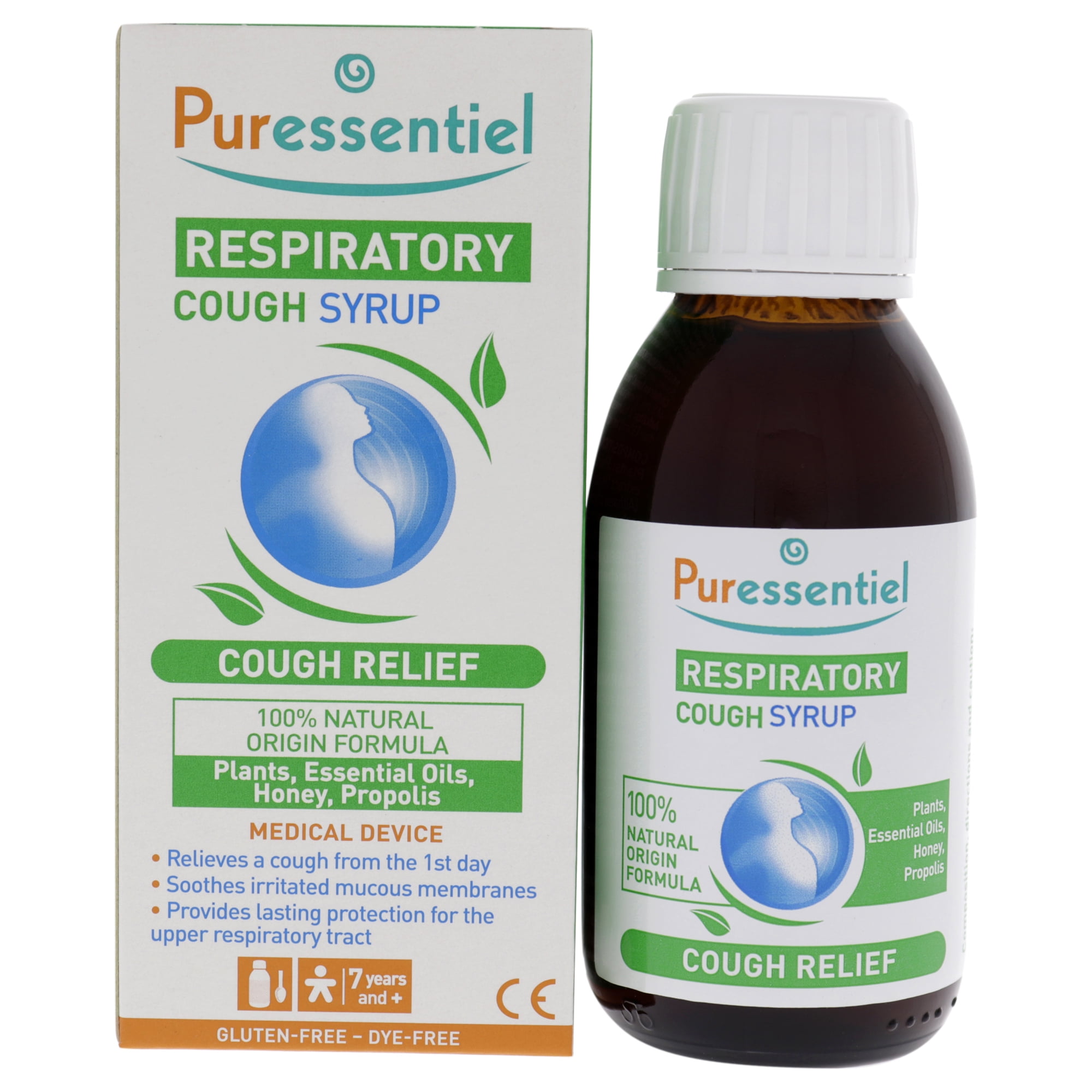Puressentiel Respiratory Cough Syrup, Oral Suspension, Congestion, 4.4 oz