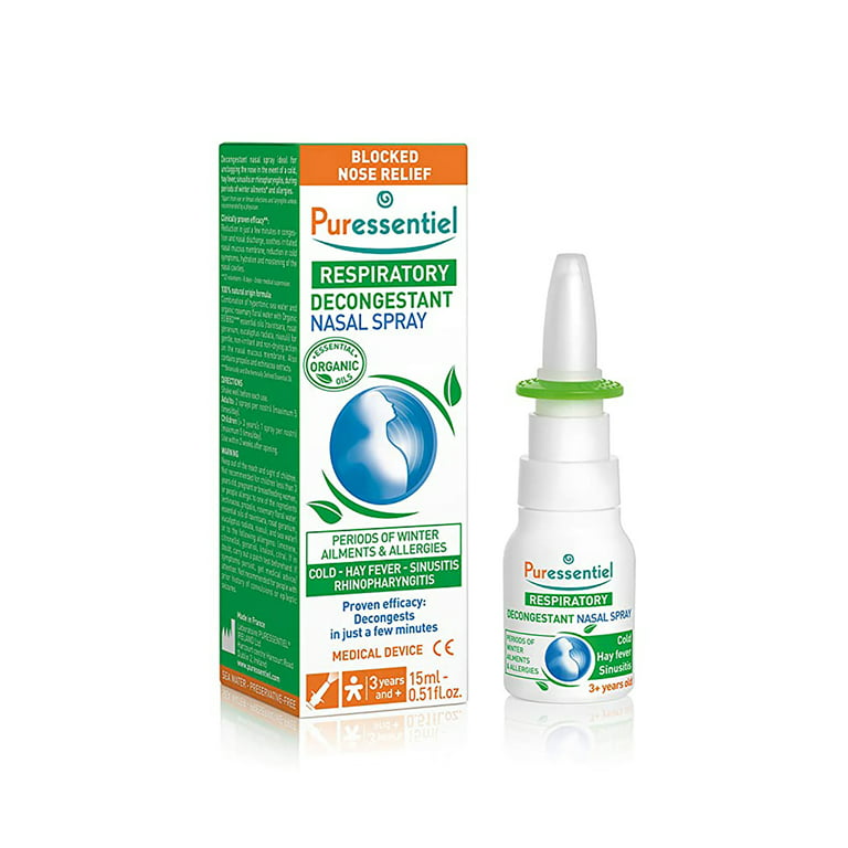 Puressentiel Respiratoire Spray Nasal Décongestionnant 15 ml -  Paraphamadirect