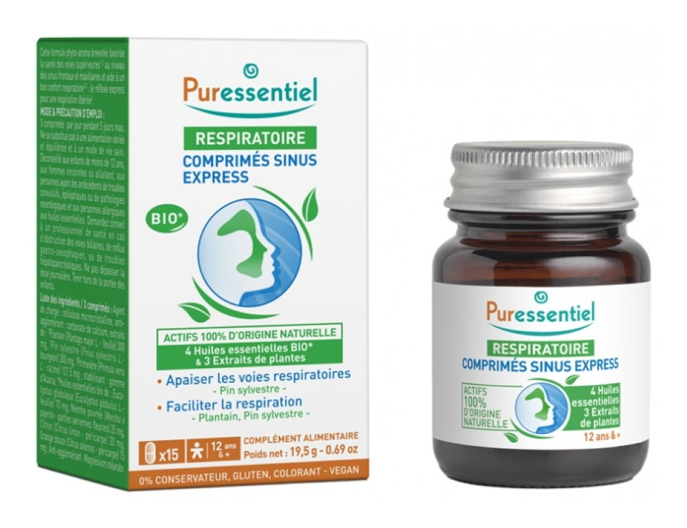 Puressentiel Resp OK Capsules for Inhalation 15 capsules to Moisten and  Unblock a Stuffy Nose