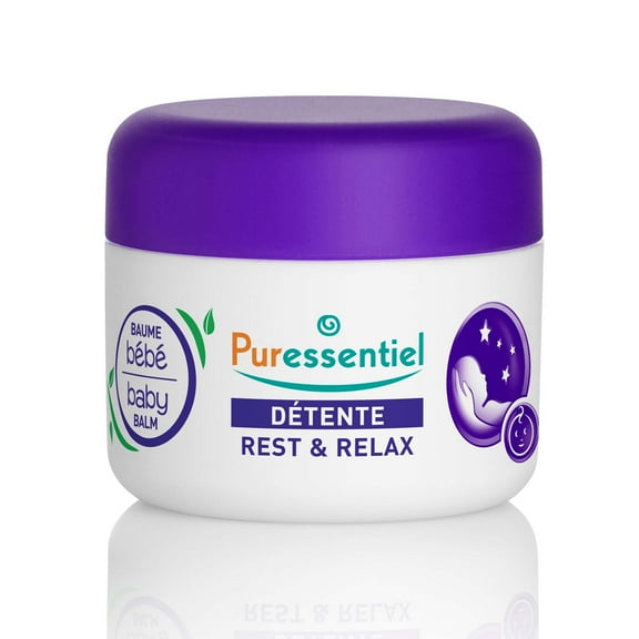 Puressentiel Rest and Relax Soothing Massage Balm, Baby Oil, 1.01 oz