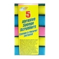 thumbnail image 1 of Purest-Kleen Abrasive Sponge Scrubbers Pack of 3 5 in 1 Multi-functional Cleaning Pads, 1 of 1