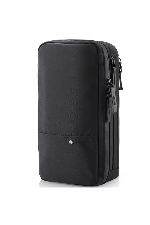 Purevave Compact Mens Toiletry Travel Bag Hanging Dopp Kit For Waterproof Wash Pouch Black