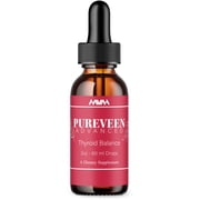 Pureveen Drops, Pureveen Premium Thyroid Balance Supplement 2oz