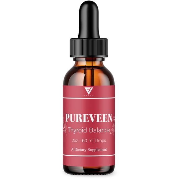 Pureveen Thyroid Balance Drops, Pure Veen Advanced Formula (2oz)
