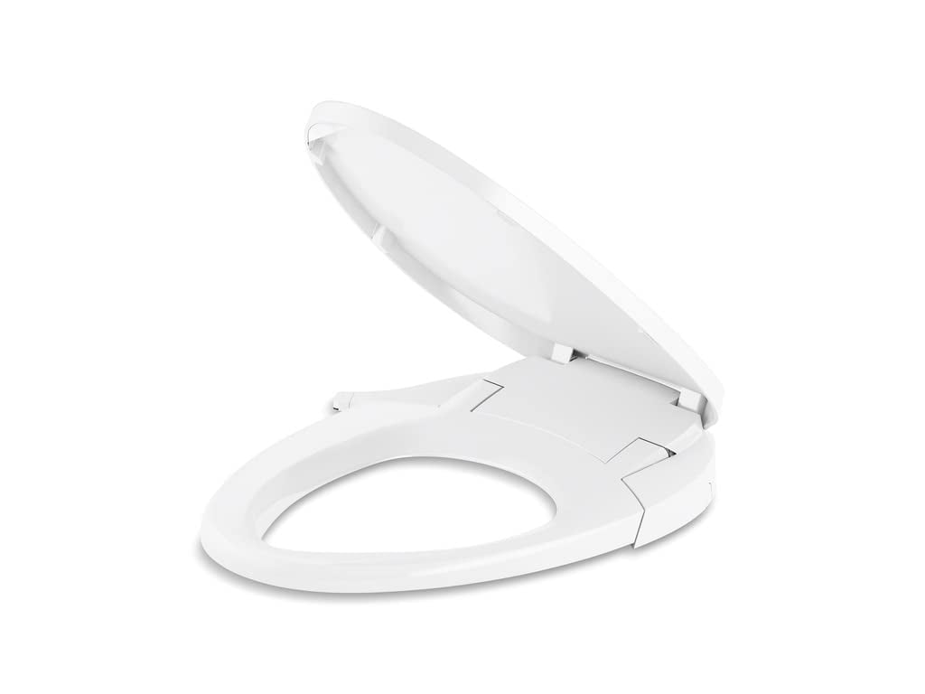 PureWash M300 White Elongated Manual Bidet Toilet Seat