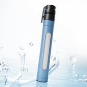 Purewell Portable Personal Water Filtration Straws with Visible Water Level Indicator, Ideal for Survival, Camping, Hiking, and Emergencies