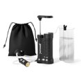 thumbnail image 1 of Purewell Portable Water Filter Pump, 0.01 Micron Outdoor Camping Filtration System for Hiking and Emergency Preparedness（black）, 1 of 7