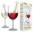 thumbnail image 1 of Purewine 6015920 The Wand Plastic Wine Filter, Gold & Silver - Pack of 8, 1 of 5