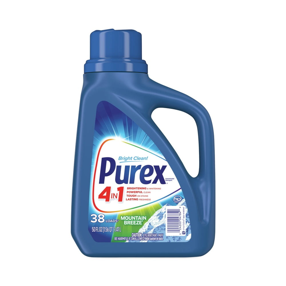Liquid Laundry Detergent, Mountain Breeze, 50 oz Bottle, 6/Carton Liquid Laundry Detergent, Mountain Breeze, 50 oz Bottle, 6/Carton