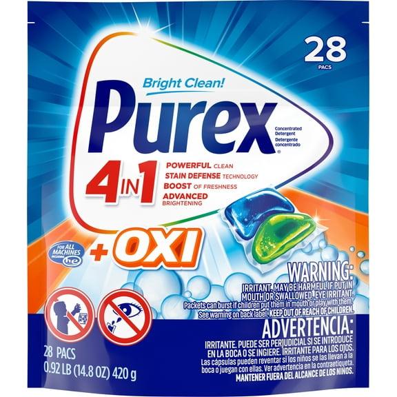 Purex 4in1+OXI Pacs DUO FMB 4/28c