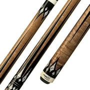 Purex Antique Stained Low Deflection Shaft and Wrapless Grip Pool Cue Stick