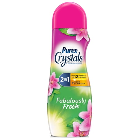 Purex Crystals In-Wash Fragrance and Scent Booster, Fabulously Fresh, 21 Ounce