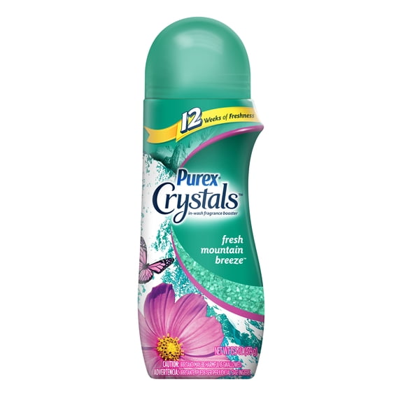 Purex Crystals In-Wash Fragrance and Scent Booster, Fresh Mountain Breeze, 15.5 Ounce