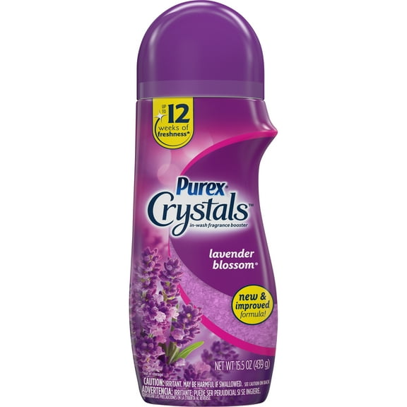 Purex Crystals In-Wash Fragrance and Scent Booster, Lavender Blossom, 15.5 Ounce