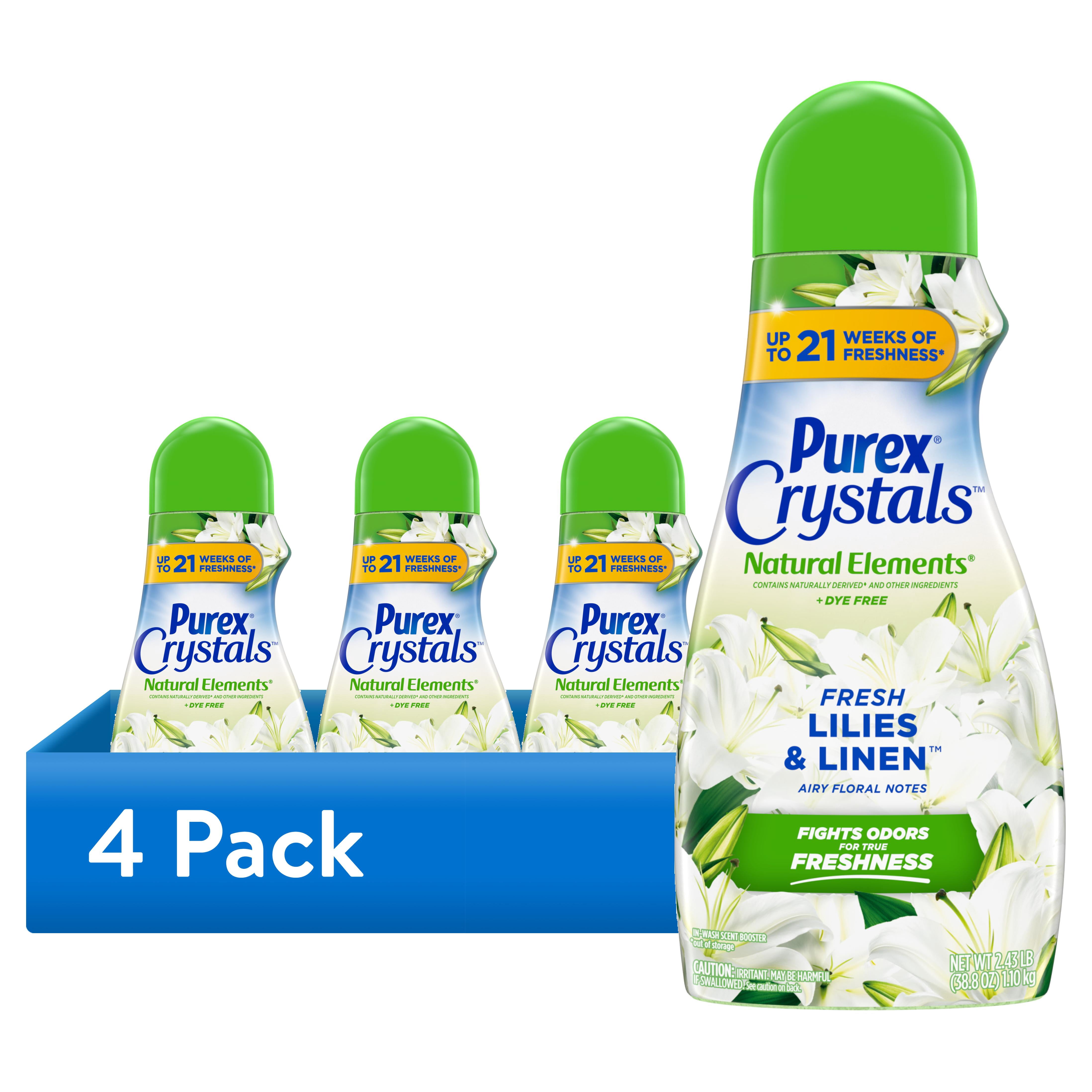 Purex, In-Wash Scent Booster, Natural Elements, 39oz - Walmart.com