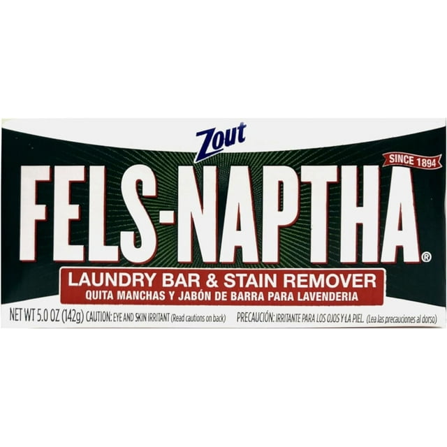 Purex FelsNaptha Laundry Bar & Stain Remover, 5.0 OZ (Pack of 24