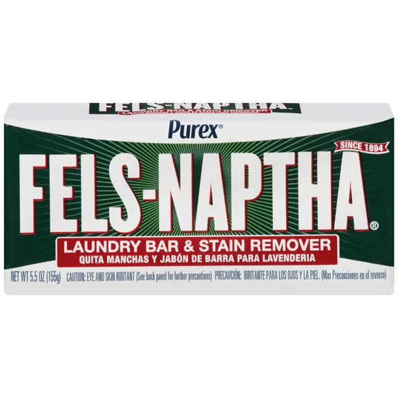 Purex Fels-Naptha Laundry Bar & Stain Remover & Pre-treater, 5.5 Ounce(6pack)