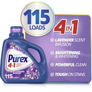 Purex Lavender Blossom Liquid Laundry Detergent, 150 fl oz, 115 Loads