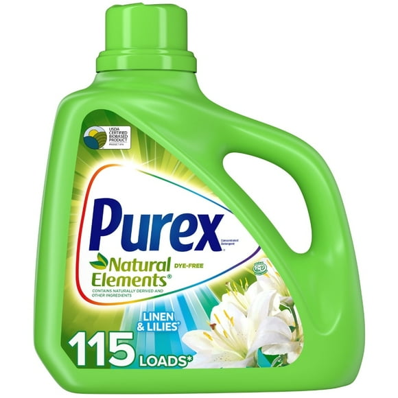 Purex Linen & Lilies Liquid Laundry Detergent (Pack 1) - 115 Loads, 150fl