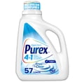 thumbnail image 1 of Purex Free & Clear Liquid Laundry Detergent for Sensitive Skin, 75 fl oz, 57 Loads, 1 of 9