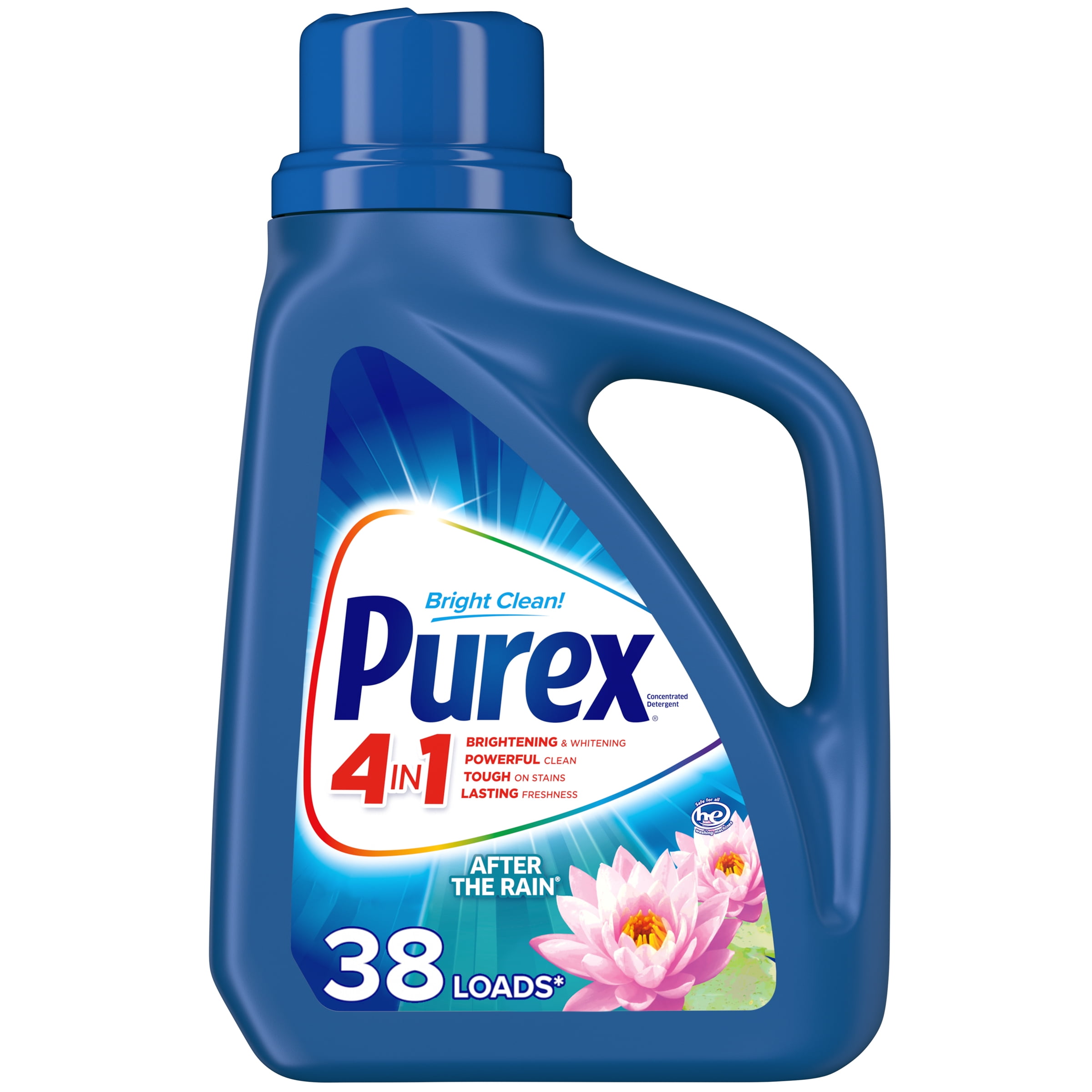 Purex Liquid Laundry Detergent, After the Rain, 50 Fluid Ounces, 38