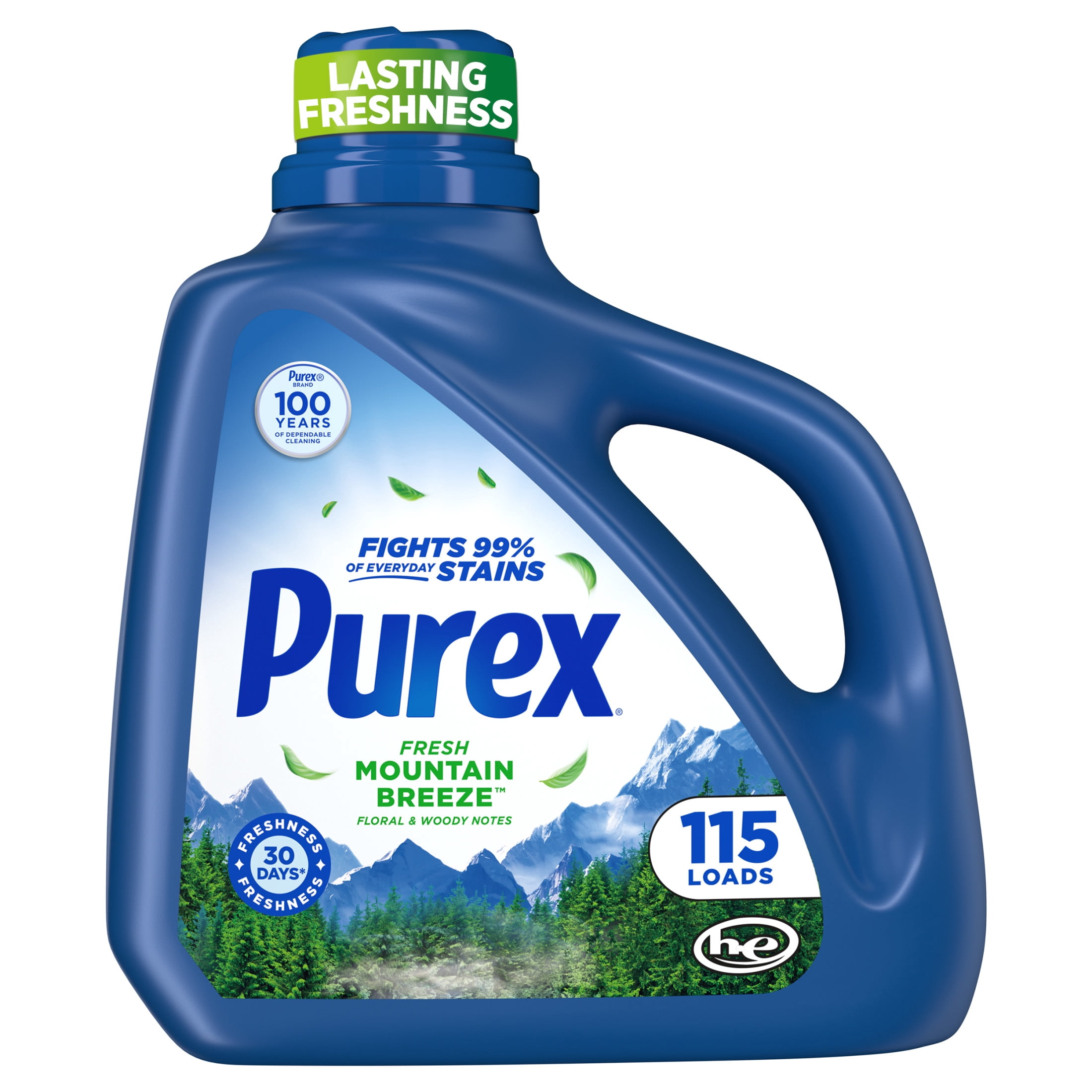 Purex Fresh Clothes Liquid Laundry Detergent, Mountain Breeze