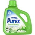 thumbnail image 1 of Purex Natural Elements Liquid Detergent, Fresh Lilies & Linen, 150 fl oz, 115 loads, 1 of 10