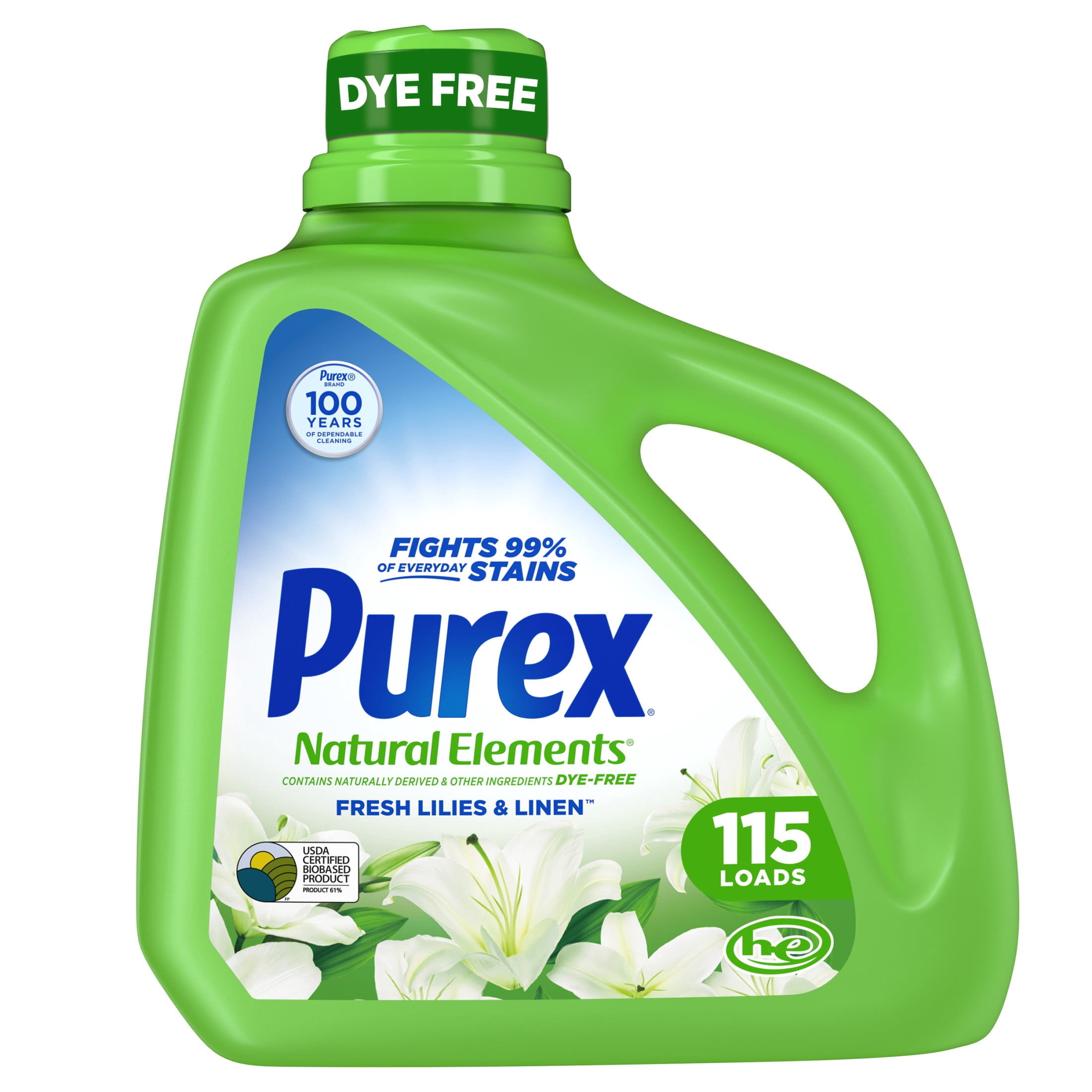Purex, Liquid Detergent, 150 fl oz, Fresh Lilies & Linen - Walmart.com